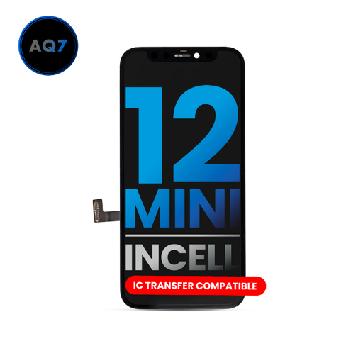 [107082082802] Bloc écran LCD compatible pour iPhone 12 Mini - AQ7 Incell