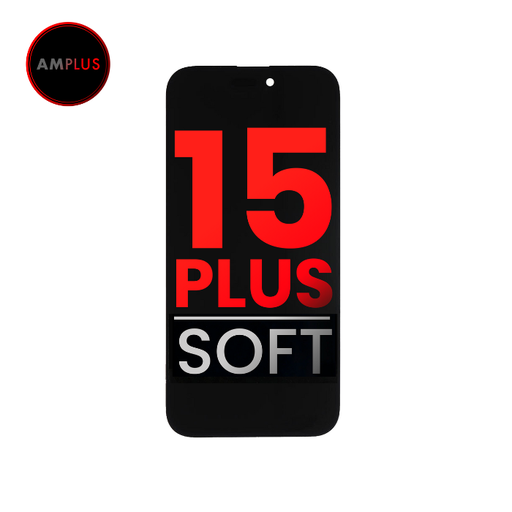 [107082130602] Bloc écran OLED compatible iPhone 15 Plus - Aftermarket Plus - Soft