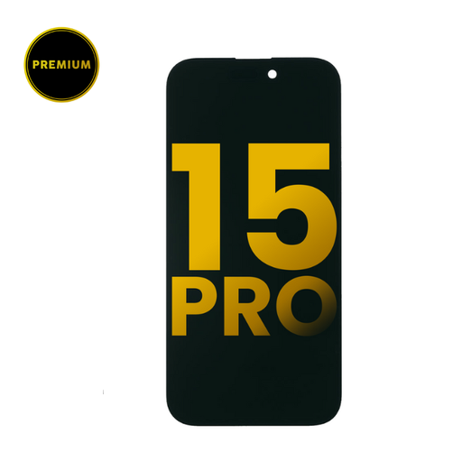 [107082130445] Bloc écran OLED compatible iPhone 15 Pro - Premium