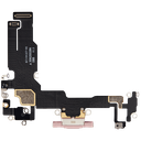 Nappe connecteur de charge compatible iPhone 15 - Premium - Rose