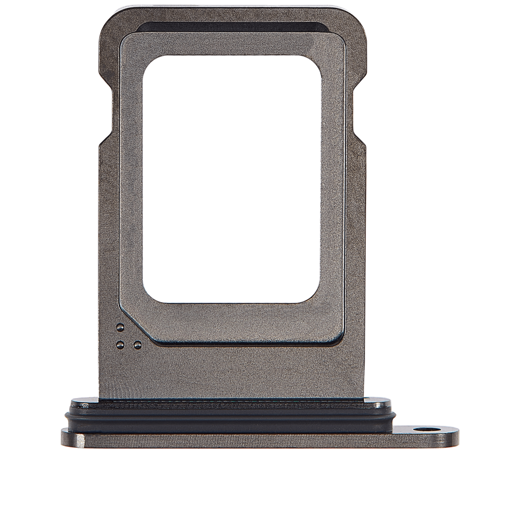 Tiroir SIM compatible iPhone 15 Pro - 15 Pro Max - Noir Titane