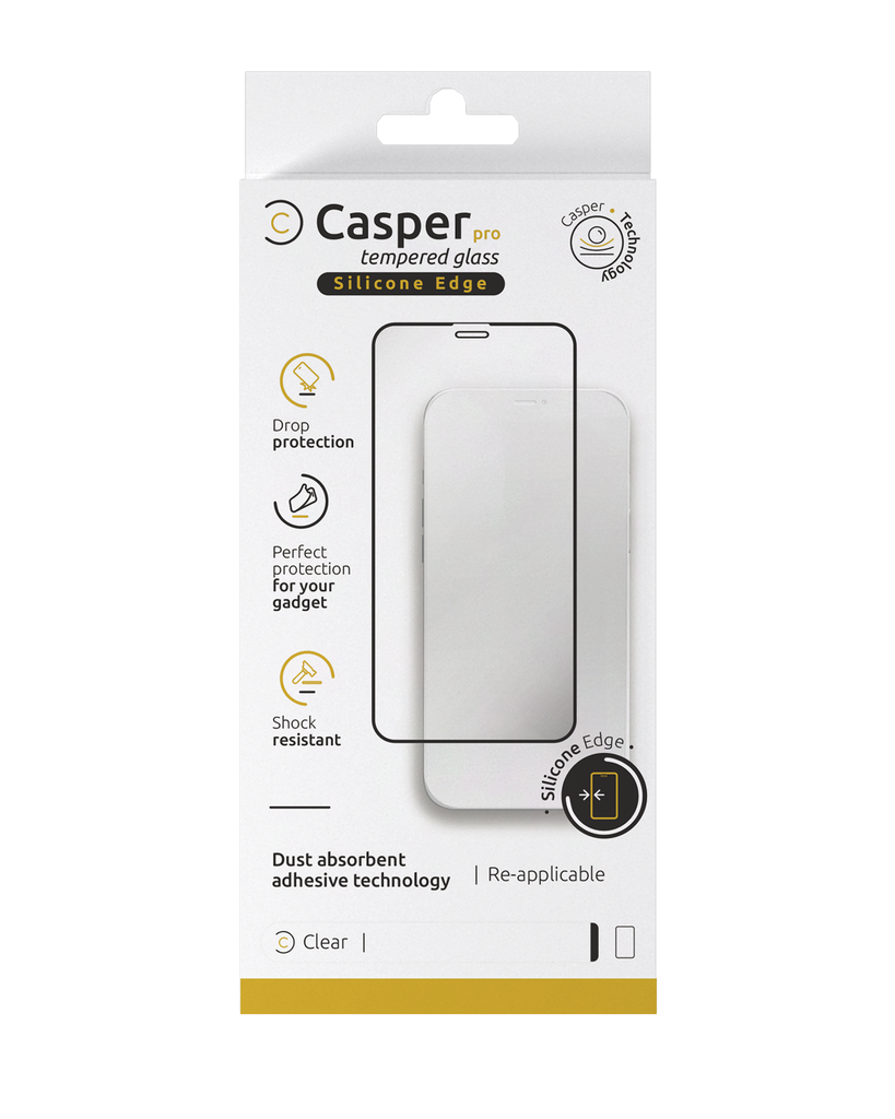 Verre trempé Clair compatible Apple iPhone 15 Plus - Casper Pro