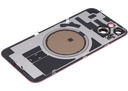 Vitre arrière avec adhésif et NFC original compatible iPhone 14 - Avec Logo - Grade A - Rouge