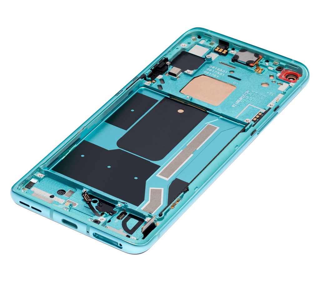 Bloc écran avec châssis compatible OnePlus 8T - Reconditionné - Vert Aquamarine