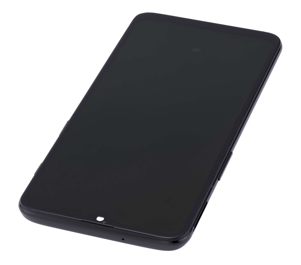Bloc écran OLED avec châssis compatible OnePlus 6T - A6010 - A6013 - Aftermarket Plus - Mirror Black