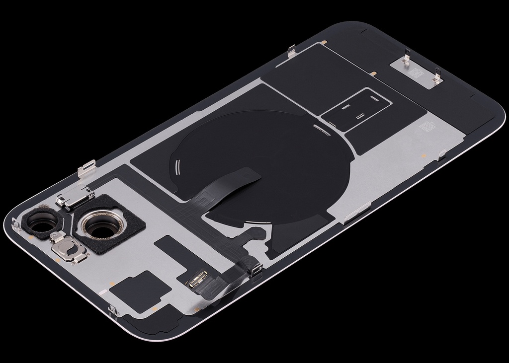 Vitre arrière avec adhésif et MagSafe original pour IPhone 15 Plus - Avec Logo - Grade A - Rose