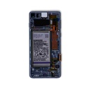 Bloc écran SAMSUNG S10 - G973F - Bleu - SERVICE PACK