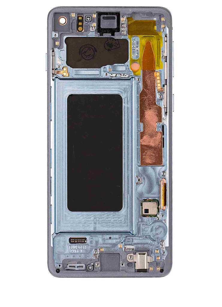 Bloc écran SAMSUNG S10 - G973F - Bleu - SERVICE PACK