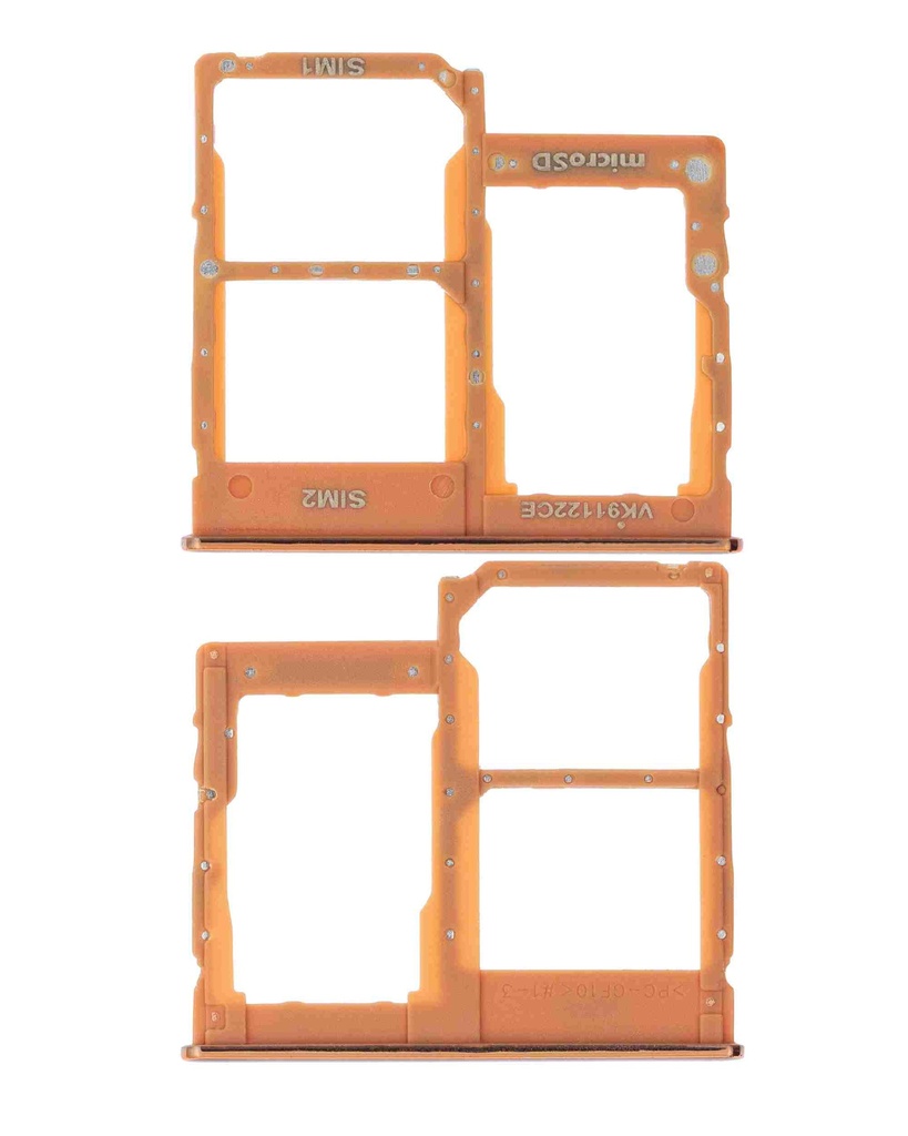 Tiroir SIM double compatible SAMSUNG A40 - A405 2019 - Corail