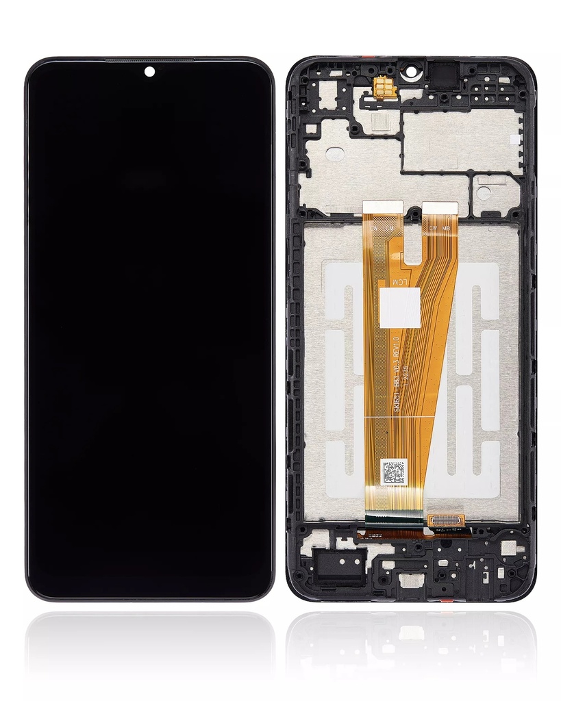 Bloc écran LCD avec châssis compatible Samsung Galaxy A04 A045 2022 - Reconditionné - Toutes couleurs