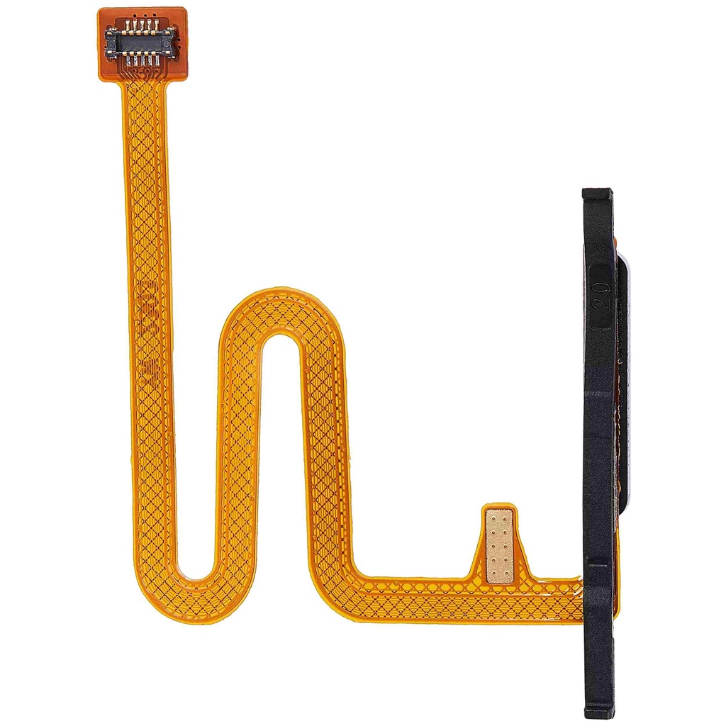 Lecteur d'empreintes digitales avec nappe compatible SAMSUNG A14 -A145P 2023 - Argent