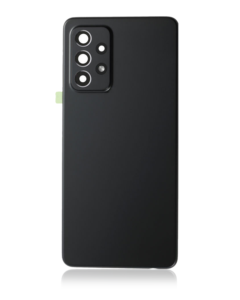 Vitre arrière avec lentille caméra compatible Samsung Galaxy A52 5G A526 2021 - Awesome Black - SERVICE PACK