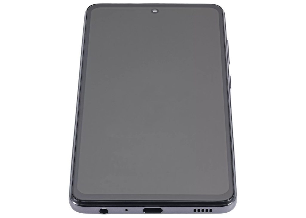 Bloc écran OLED avec châssis compatible Samsung Galaxy A52 4G A525 2021 - A52 5G A526 2021 - A52S 5G  6.46" A528 2021 - Aftermarket Plus - Awesome Black