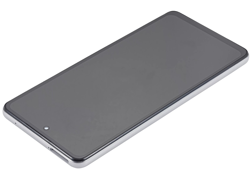 Bloc écran OLED avec châssis compatible Samsung Galaxy A52 4G A525 2021 - A52 5G A526 2021 - A52S 5G 6.46" A528 2021 - Aftermarket Plus - Awesome White
