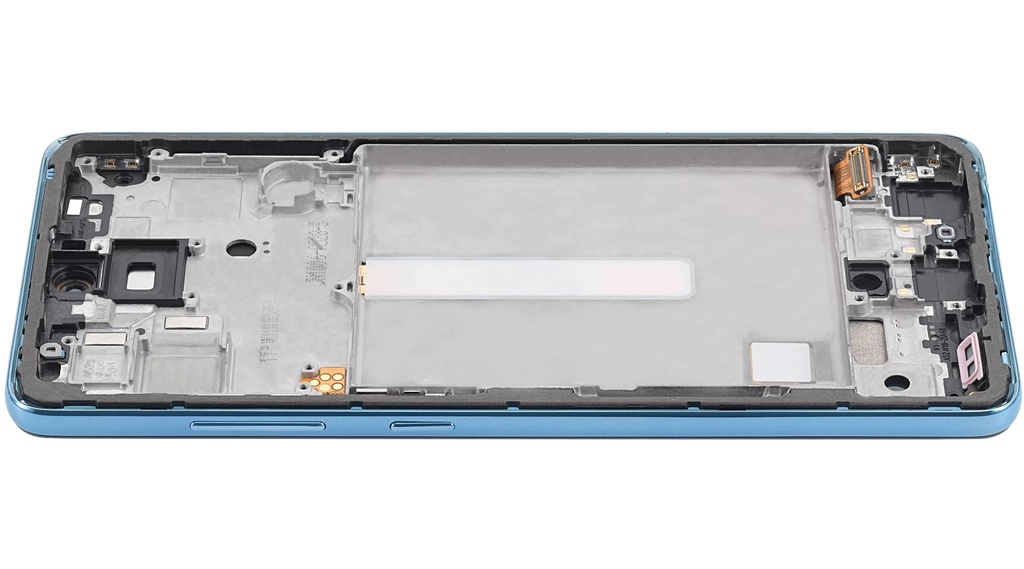 Bloc écran OLED avec châssis compatible Samsung Galaxy A52 4G A525 2021 - A52 5G A526 2021 - A52S 5G 6.46" A528 2021 - Aftermarket Plus - Awesome Blue
