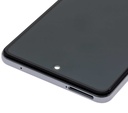 Bloc écran LCD avec châssis - sans capteur d'empreintes digitales compatible Samsung Galaxy A52 5G A526 2021 - A52S A528 2021 - Aftermarket : Incell - Awesome White