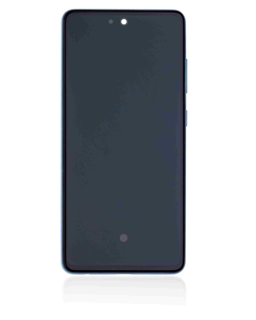 Bloc écran LCD sans capteur d'empreinte compatible SAMSUNG A52 5G - A526 2021 - A52s - A528 2021 - Aftermarket Plus - Bleu