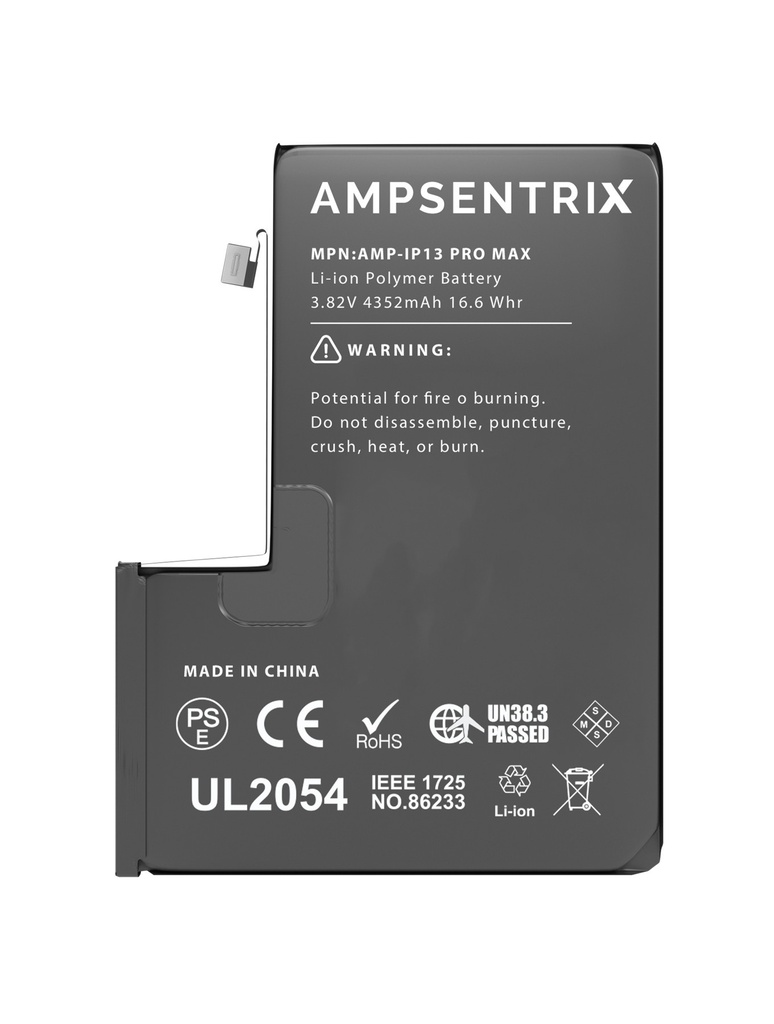 Batterie compatible pour iPhone 13 Pro Max - AMPSENTRIX