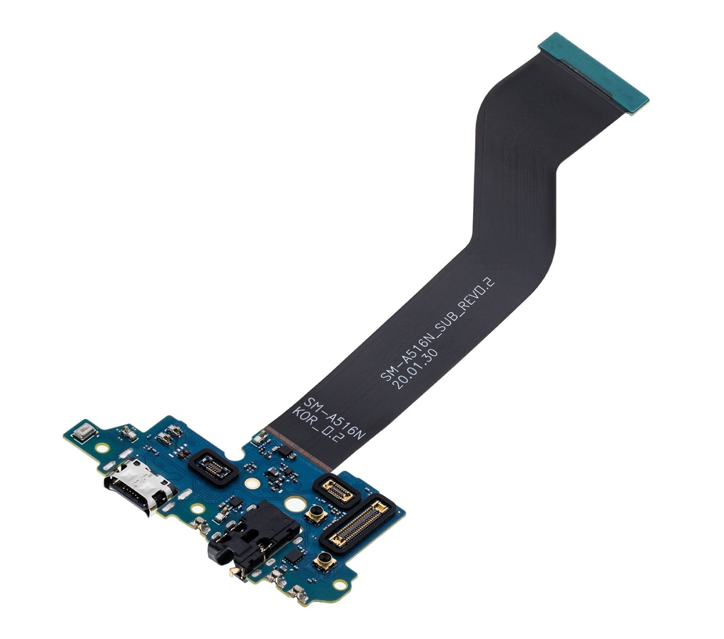 Nappe connecteur de charge avec prise jack compatible  Samsung Galaxy A51 5G - A516 2020 - Version globale - Nappe # A516N