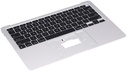 Top case avec clavier AZERTY pour MacBook Air 13" Retina A2337 - Fin 2020 - Argent