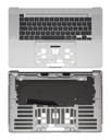 Top case avec clavier AZERTY pour MacBook Pro 16" A2141 - Milieu 2019 - Gris