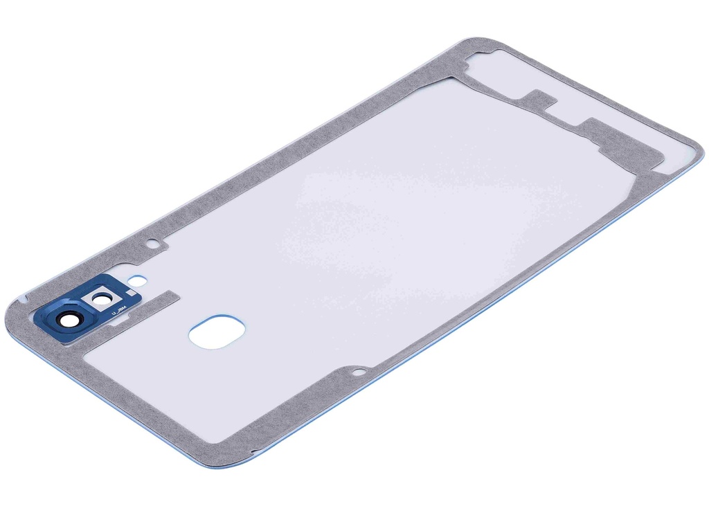 Vitre arrière avec lentille caméra compatible SAMSUNG A30 - A305 2019 - Aftermarket Plus - Bleu