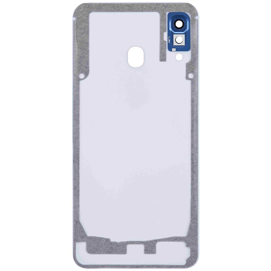 Vitre arrière avec lentille caméra compatible SAMSUNG A30 - A302 2019 - Aftermarket Plus - Rouge