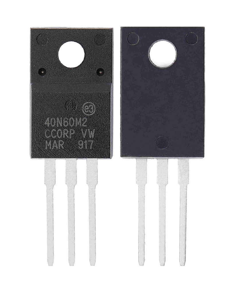 40N60M2 - Transistor Canal N Pour Alimentation PlayStation 5  - TO-220F, 650 V - Soudure nécessaire