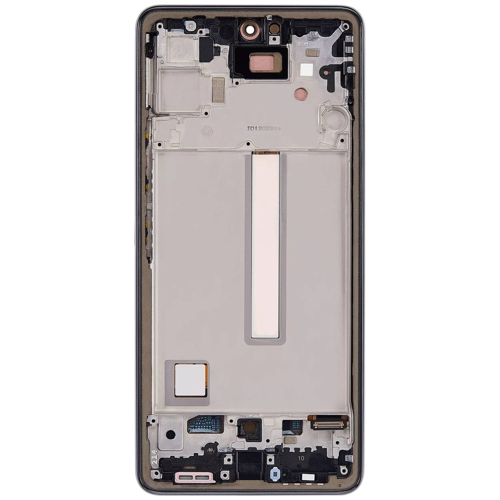 Bloc écran OLED avec châssis compatible Samsung Galaxy A53 A535 - A53 5G A536 2022 6.46" - Aftermarket Plus - Noir
