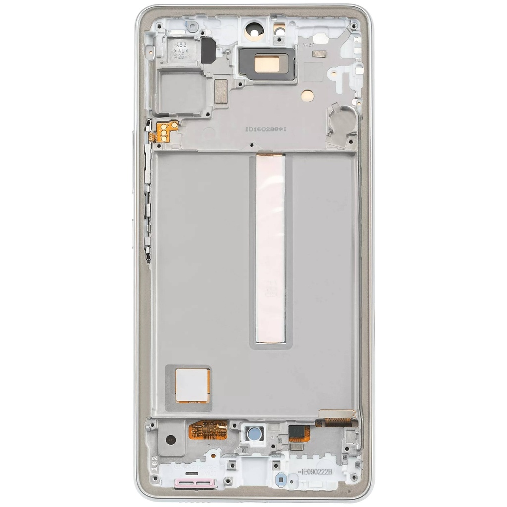 Bloc écran OLED avec châssis compatible Samsung Galaxy A53 A535 - A53 5G A536 2022 6.46" - Aftermarket Plus - Blanc