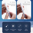 Kit de nettoyage pour écouteurs Bluetooth - Brosse et outil anti-colmatage