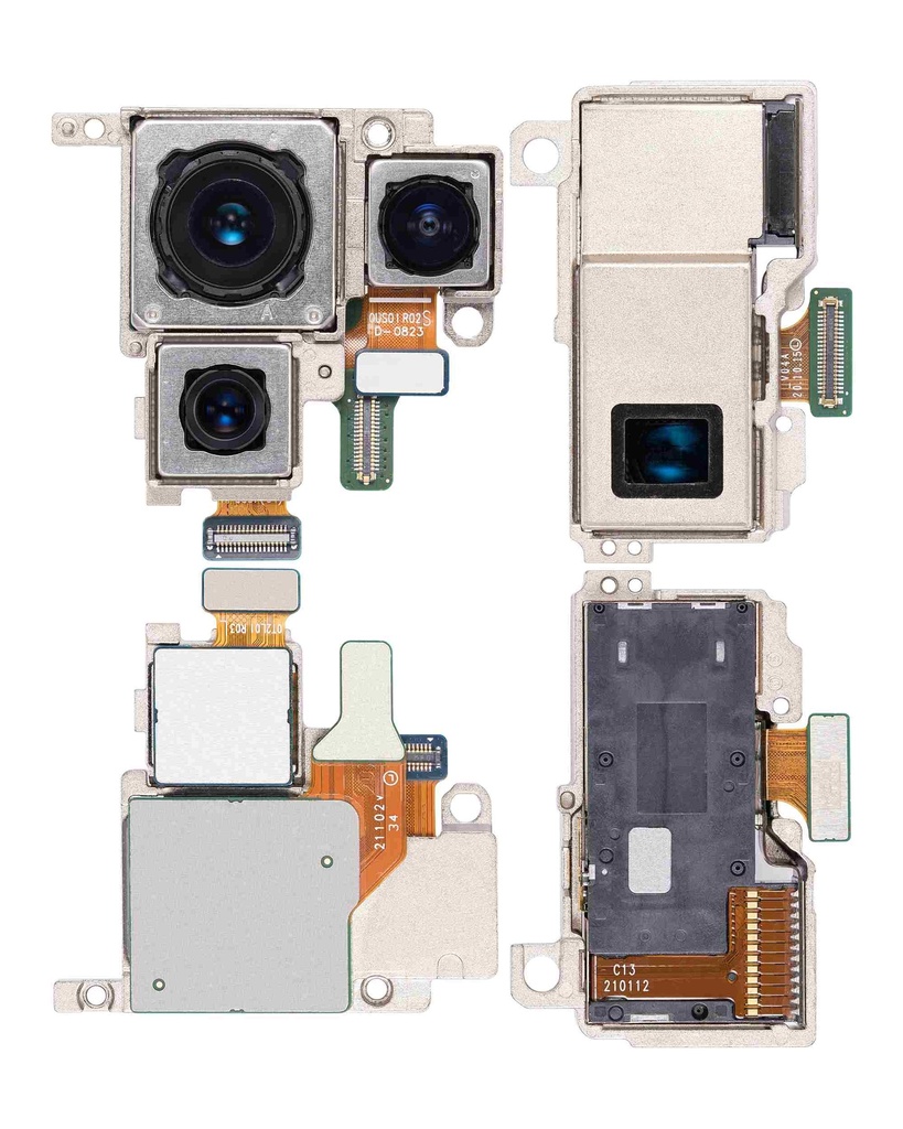 Appareil photo APN arrière - Wide - Ultra Wide - Telephoto - Periscope - compatible SAMSUNG S21 Ultra 5G
