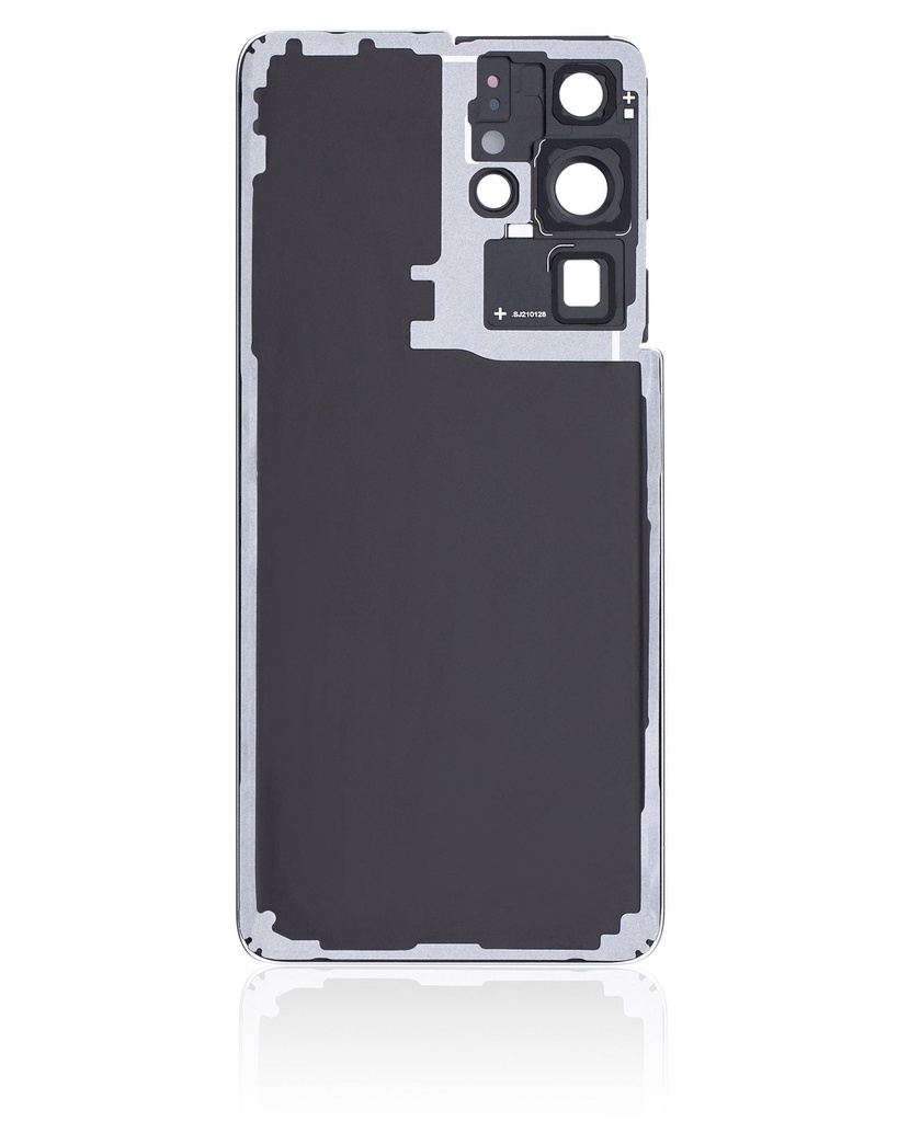 Vitre arrière avec lentille caméra compatible Samsung Galaxy S21 Ultra - No Logo - Aftermarket Plus - Phantom Navy