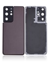 Vitre arrière avec lentille caméra compatible Samsung Galaxy S21 Ultra - No Logo - Aftermarket Plus - Phantom Brown