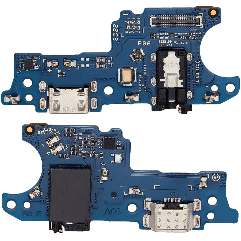 Connecteur de charge avec prise jack compatible Samsung Galaxy A03 A035 2021 - Version International - Aftermarket Plus