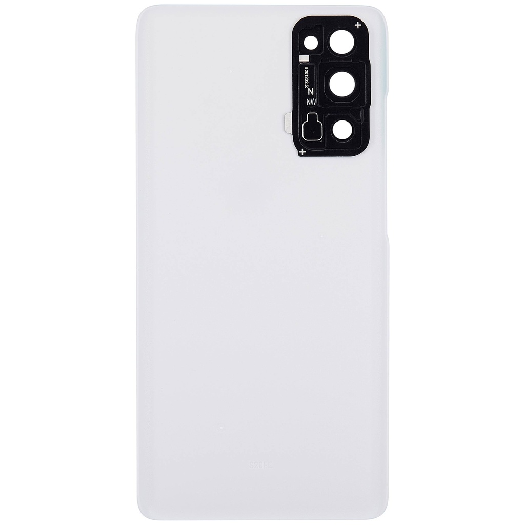 Vitre arrière avec lentille caméra compatible Samsung Galaxy S20 FE 5G - Aftermarket Plus - Cloud Mint