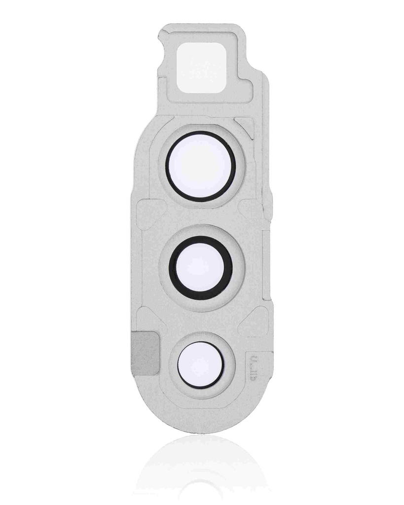 Lentille caméra arrière avec anneau compatible SAMSUNG A90 5G - A908 2019 - Blanc