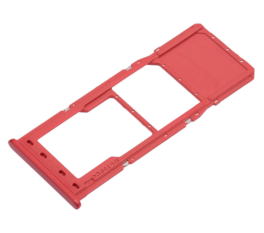 Tiroir SIM compatible Samsung Galaxy A12 A125 2020 - Rouge