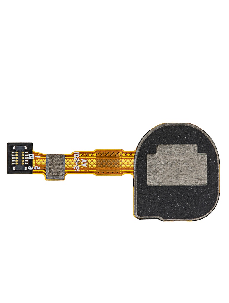 Lecteur d'empreintes digitales avec nappe bouton power compatible Samsung Galaxy A11 A115 2020 - Noir