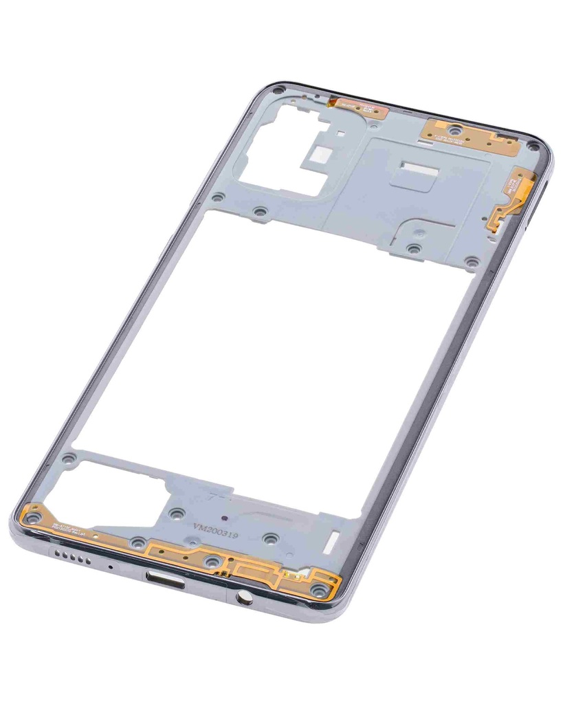 Châssis central compatible SAMSUNG A71 - A715 2020 - Prism Crush Silver