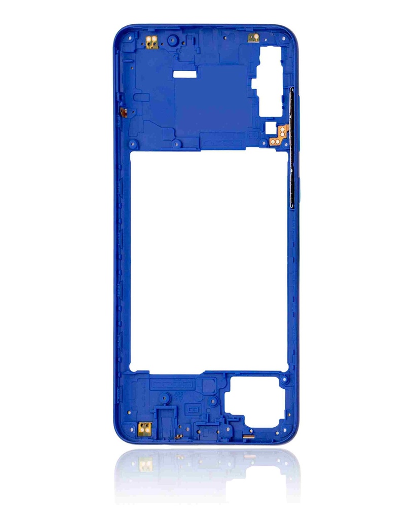 Châssis central compatible SAMSUNG A70 - A705 2019 - Bleu