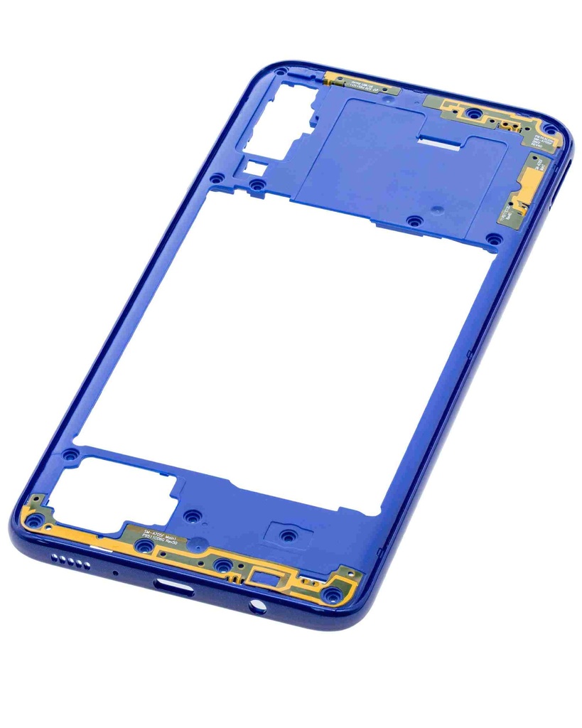 Châssis central compatible SAMSUNG A70 - A705 2019 - Bleu