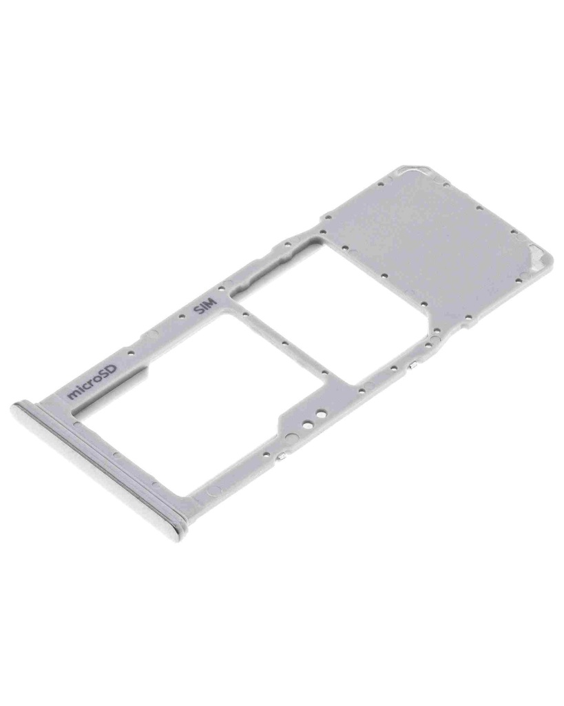 Tiroir SIM compatible SAMSUNG A70 - A705 2019 - Argent