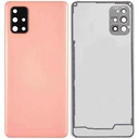 Vitre arrière avec lentille caméra compatible SAMSUNG A71 4G - A715 2020 - Aftermarket Plus - Prism Crush Pink