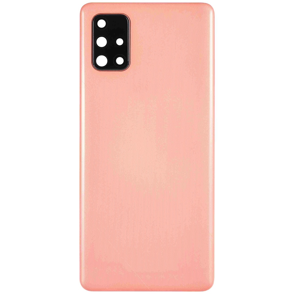 Vitre arrière avec lentille caméra compatible SAMSUNG A71 4G - A715 2020 - Aftermarket Plus - Prism Crush Pink