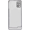 Vitre arrière avec lentille caméra compatible SAMSUNG A71 4G - A715 2020 - Aftermarket Plus - Prism Crush Silver