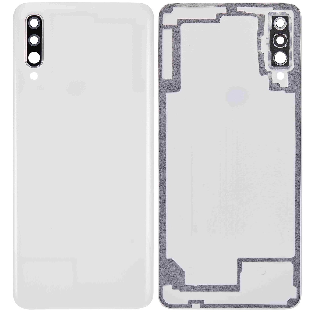 Vitre arrière compatible SAMSUNG A70 - A705 2019 - Aftermarket Plus - Blanc