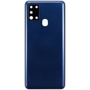 Vitre arrière avec lentille caméra arrière compatible Samsung Galaxy A21S A217 2020 - Aftermarket Plus - Bleu