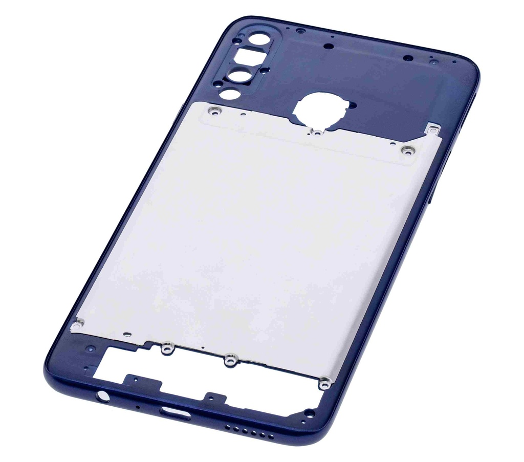 Châssis central compatible SAMSUNG A20s - A207 2019 - Bleu