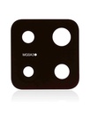 Pack de 10 lentilles caméra arrière - Verre seul avec adhésif - compatibles SAMSUNG A42 5G - A426 2020 - Prism Dot Black